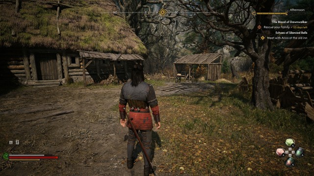 Meet with Anca at the old inn
