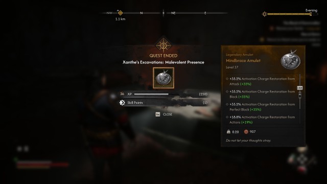 Mindbrace Amulet