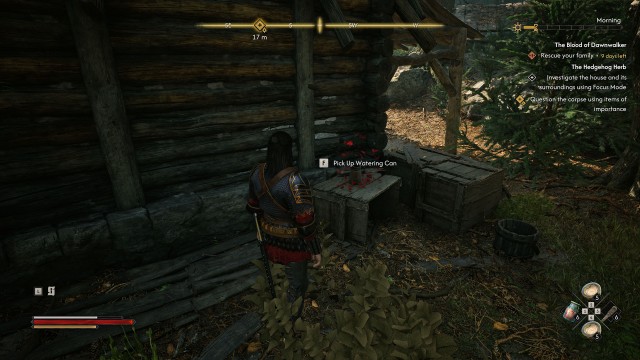Question the corpse using items of importance