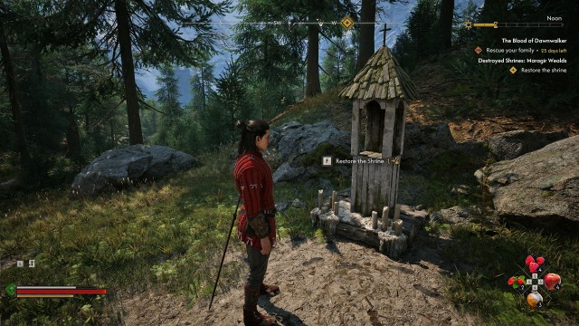 Restore the shrine (1 Time Segment)