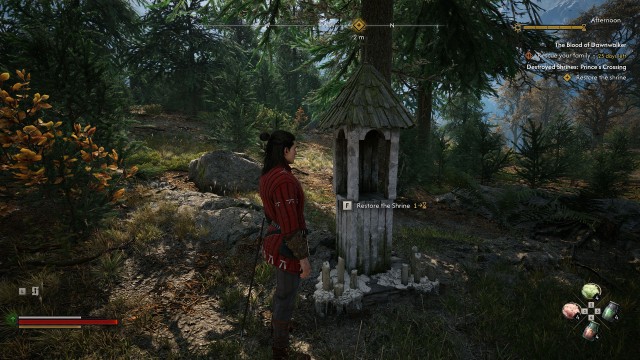 Restore the shrine (1 Time Segment)