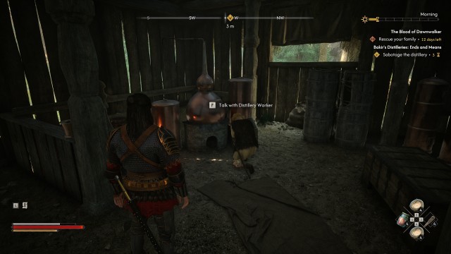 Sabotage the distillery (3 Time Segments)