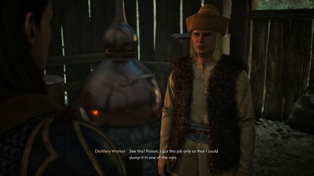 Sabotage the distillery (3 Time Segments)