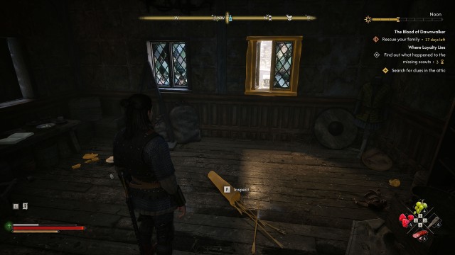 Search for clues in the attic