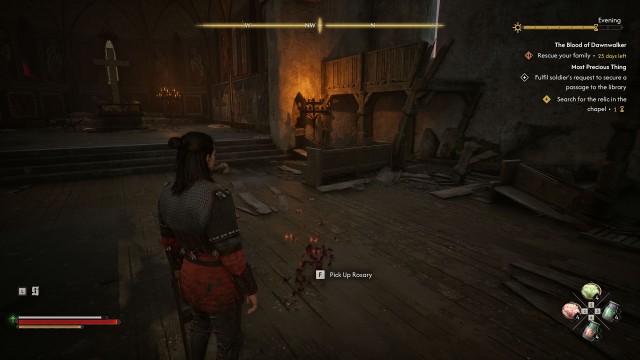 Search for the relic in the chapel (1 Time Segment)