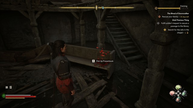 Search for the relic in the chapel (1 Time Segment)