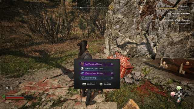 Search the chest
