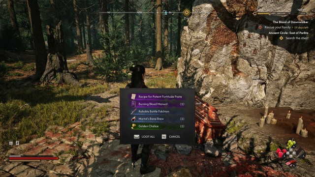 Search the chest