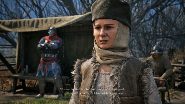 (Optional) Speak with the distressed woman