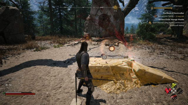 Start the trial using Astral Communion Witchcraft Ability (1 Time Segment)