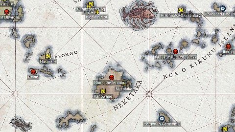 World Map, Pillars of Eternity II: Deadfire Map