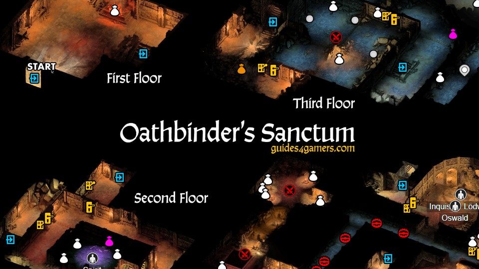 Oathbinders Sanctum Pillars Of Eternity Ii Deadfire Map 6143